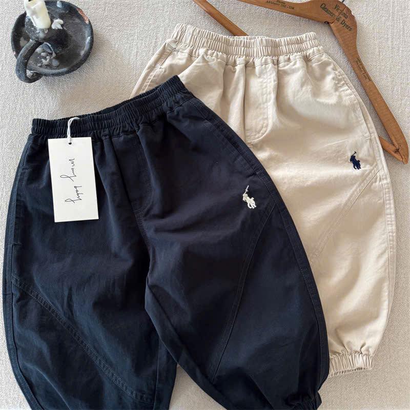 Quần polo bo chun style Hàn basic cho bé trai