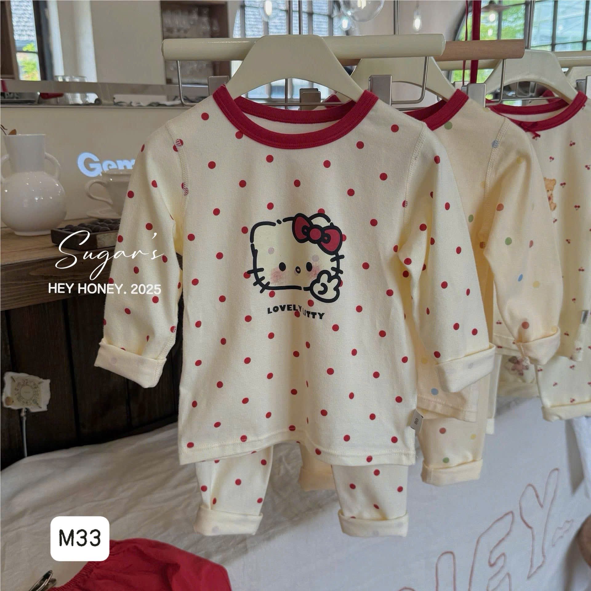 Bộ ngủ Hey honey chính hãng cho bé gái