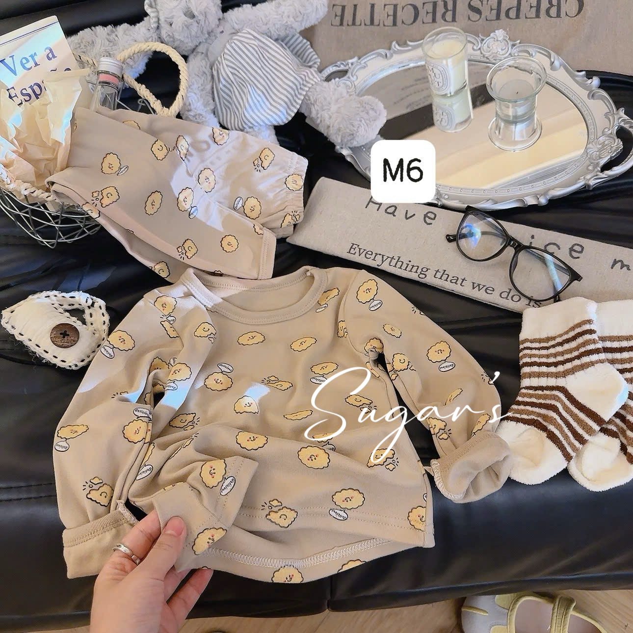 Bộ ngủ dài tay giá siêu hời nhiều họa tiết cho bé trai/bé gái