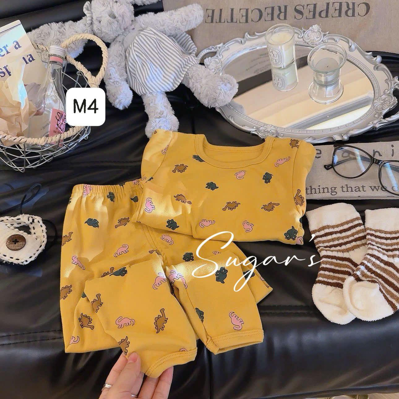 Bộ ngủ dài tay giá siêu hời nhiều họa tiết cho bé trai/bé gái