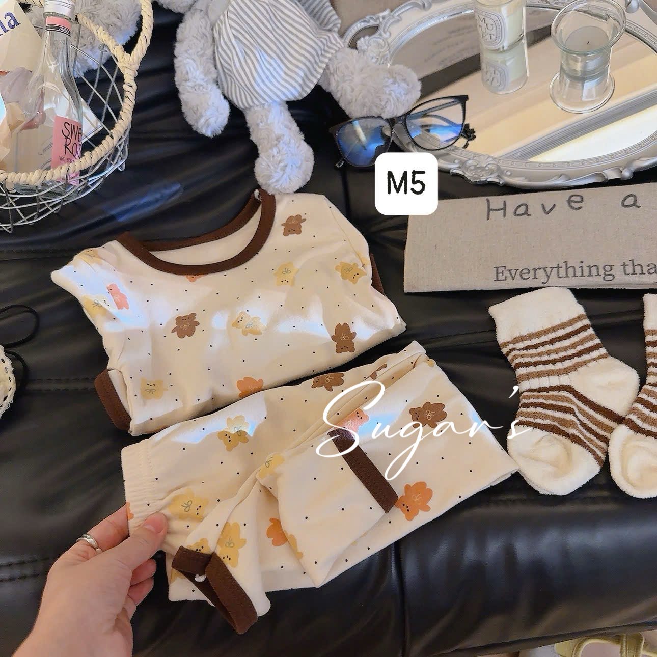 Bộ ngủ dài tay giá siêu hời nhiều họa tiết cho bé trai/bé gái