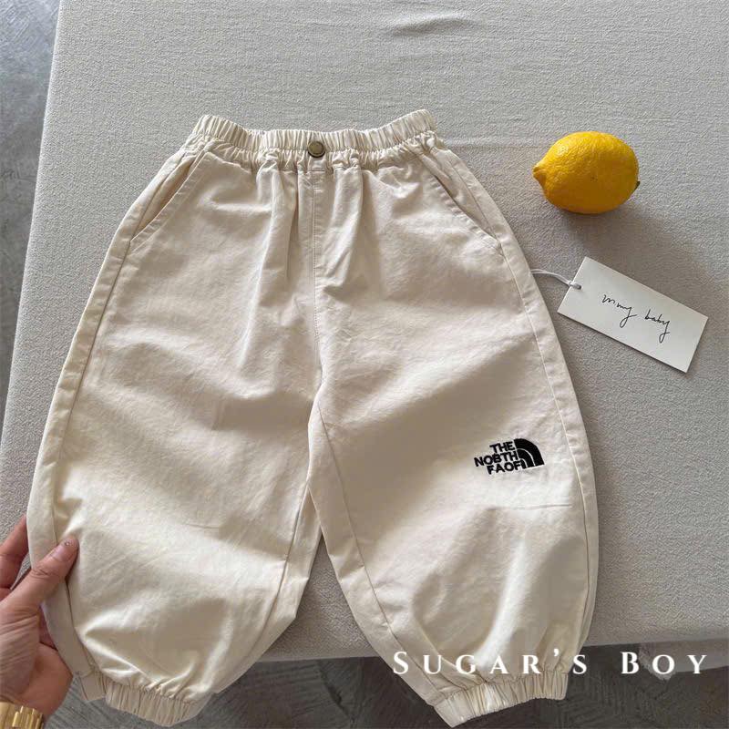 Quần jogger kaki basic cho bé trai