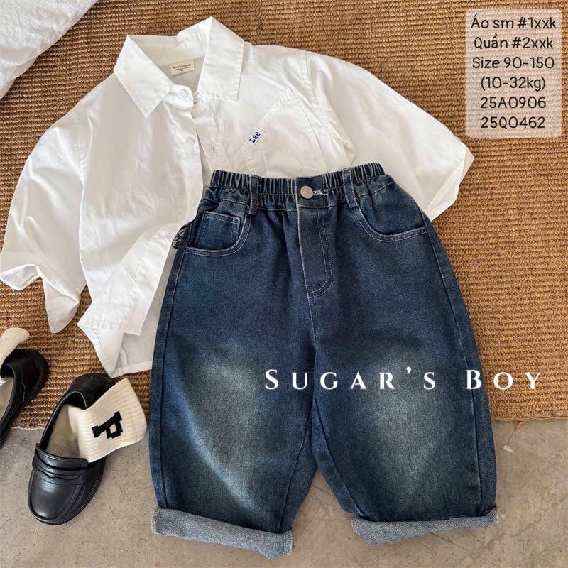 Quần jeans baggy năng động cho bé trai