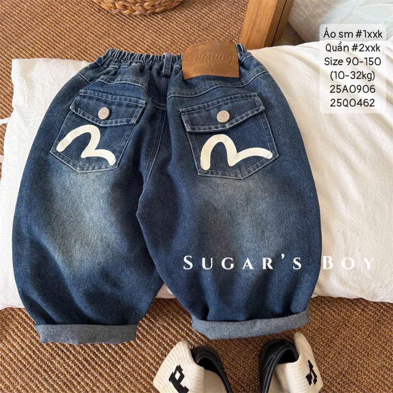 Quần jeans baggy năng động cho bé trai