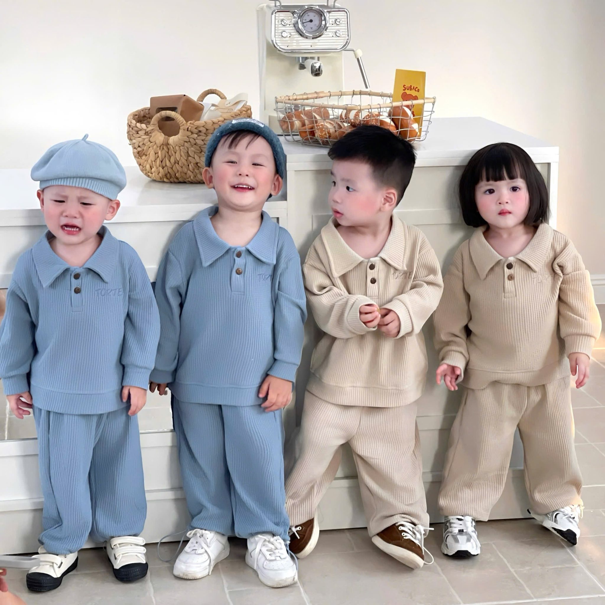 Set 2 bộ tổ ong xuất dư xuất Hàn cho bé trai, bé gái