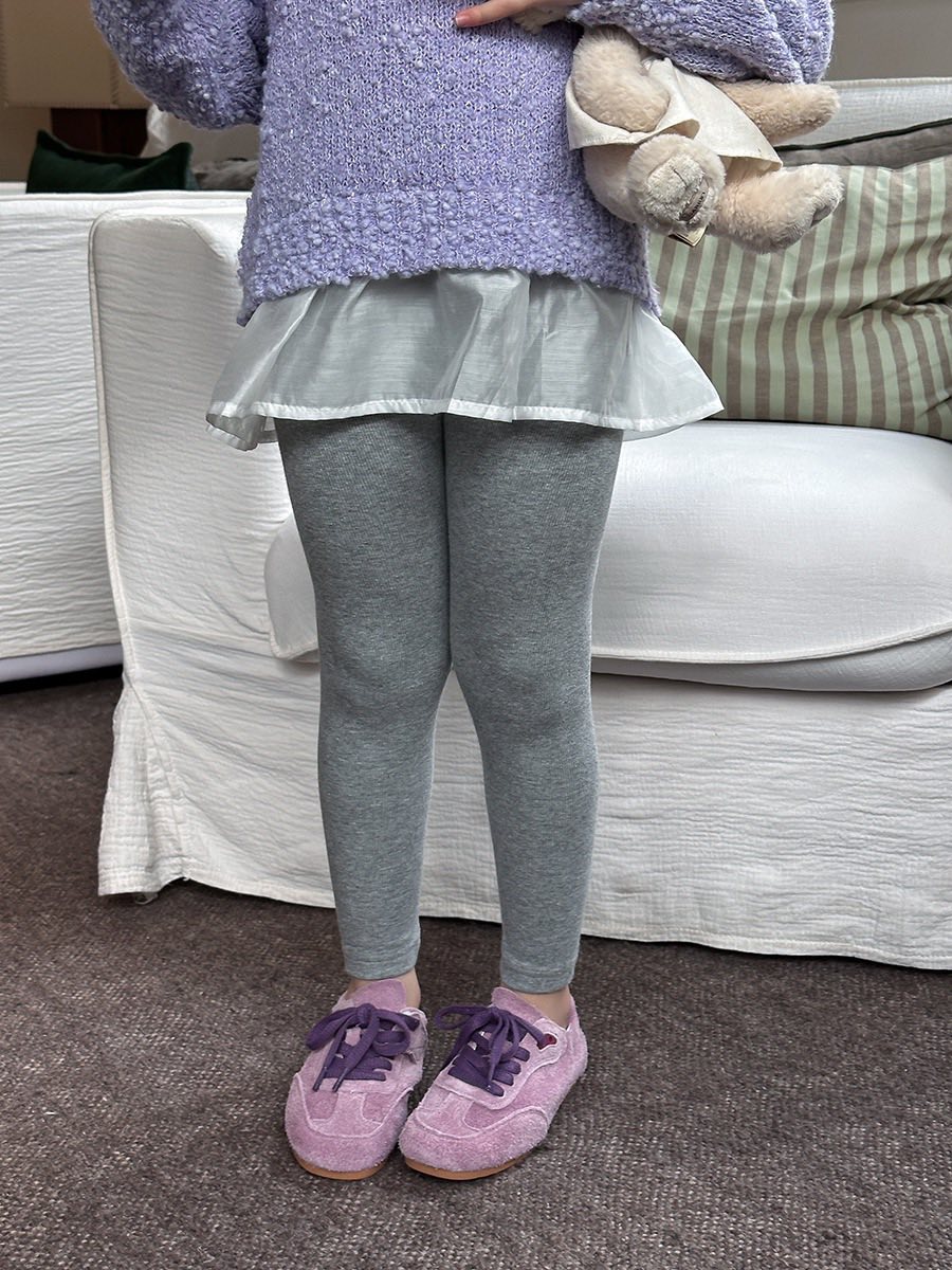 Quần legging có chữ basic cho bé gái
