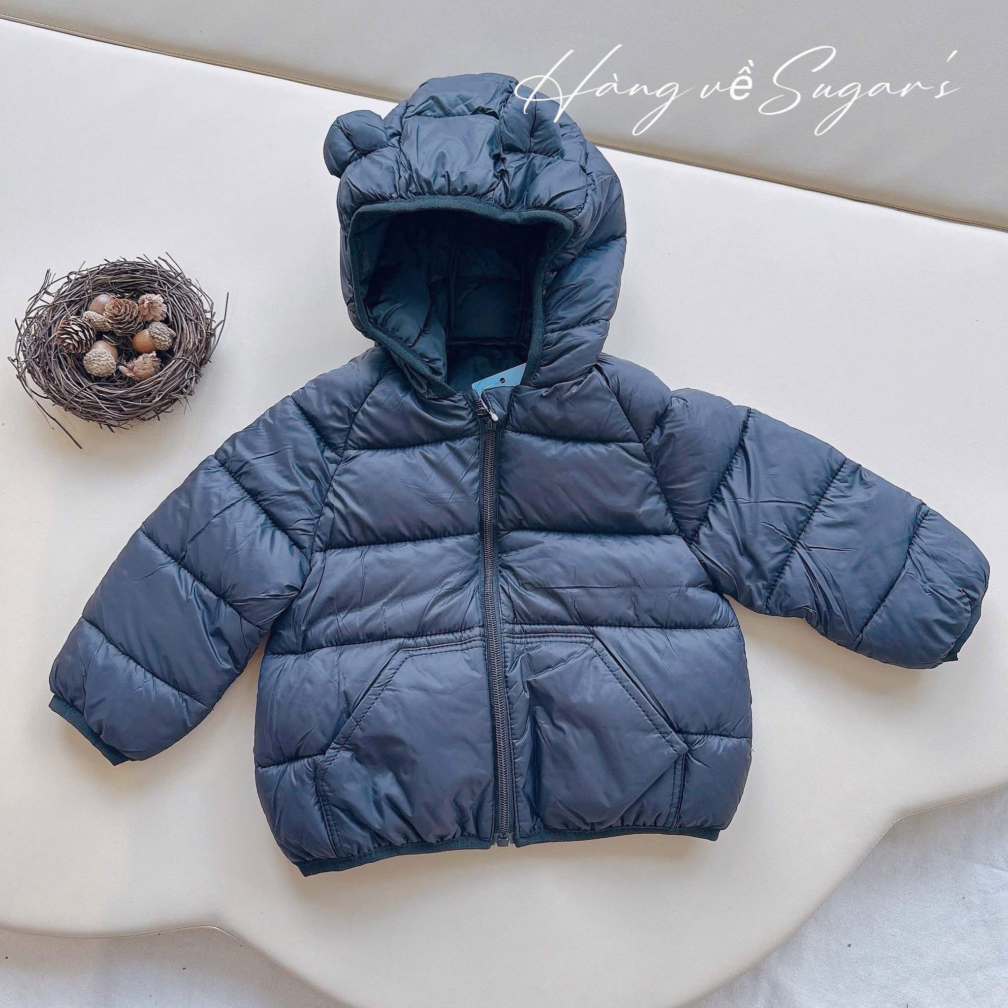 Áo khoác phao siêu nhẹ, siêu ấm cho bé trai, bé gái