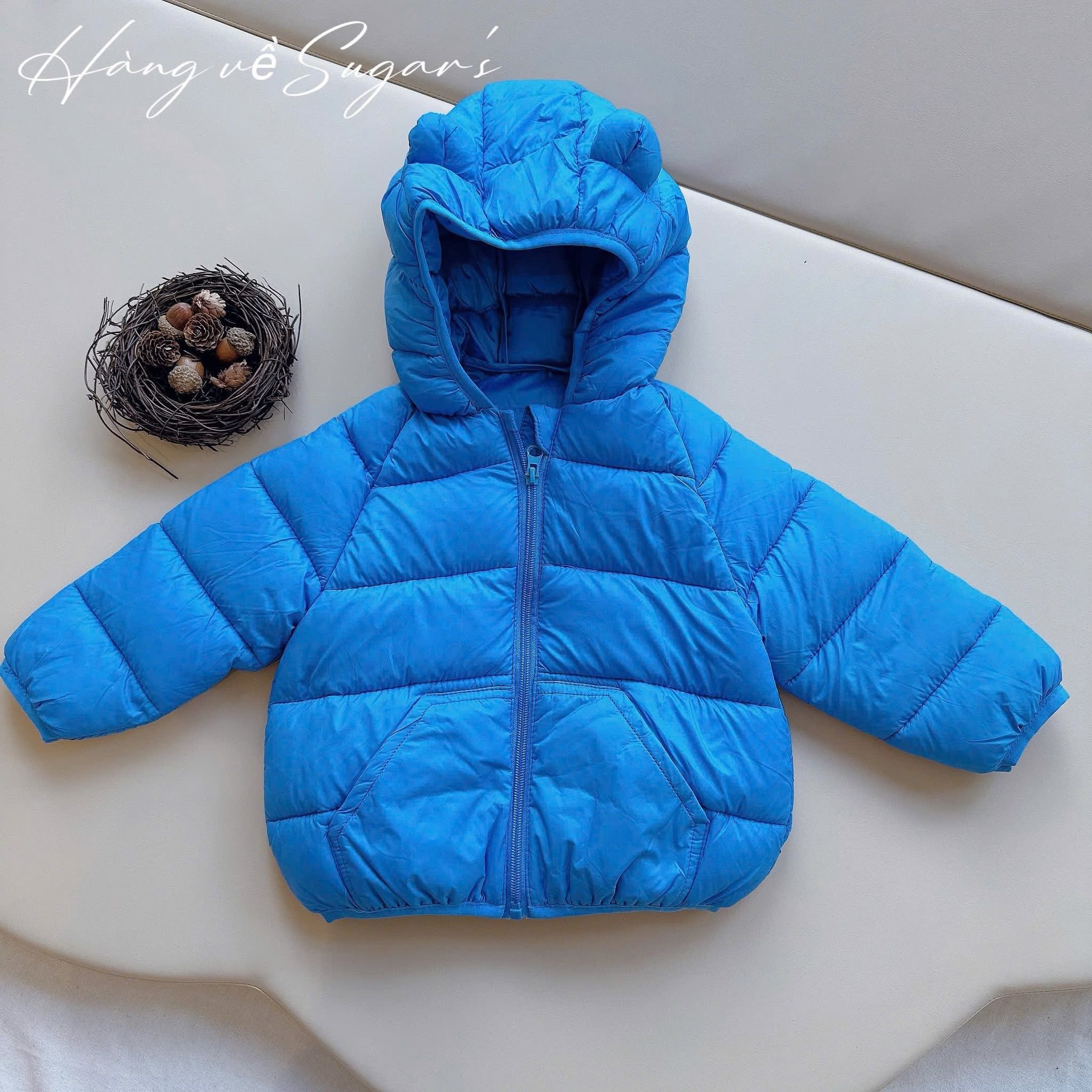 Áo khoác phao siêu nhẹ, siêu ấm cho bé trai, bé gái