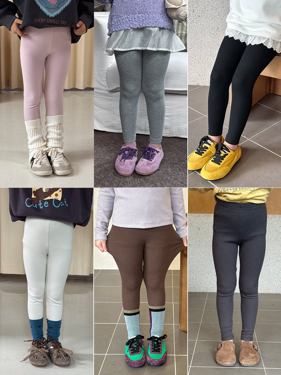 Quần legging có chữ basic cho bé gái
