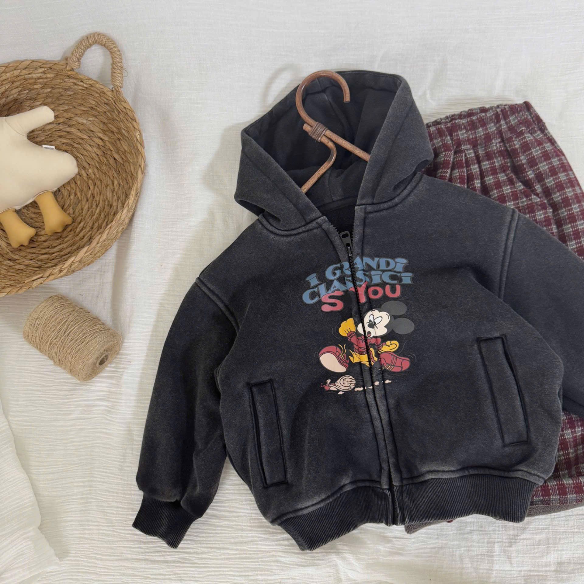 Áo khoác Hoodie Mickey cho bé trai