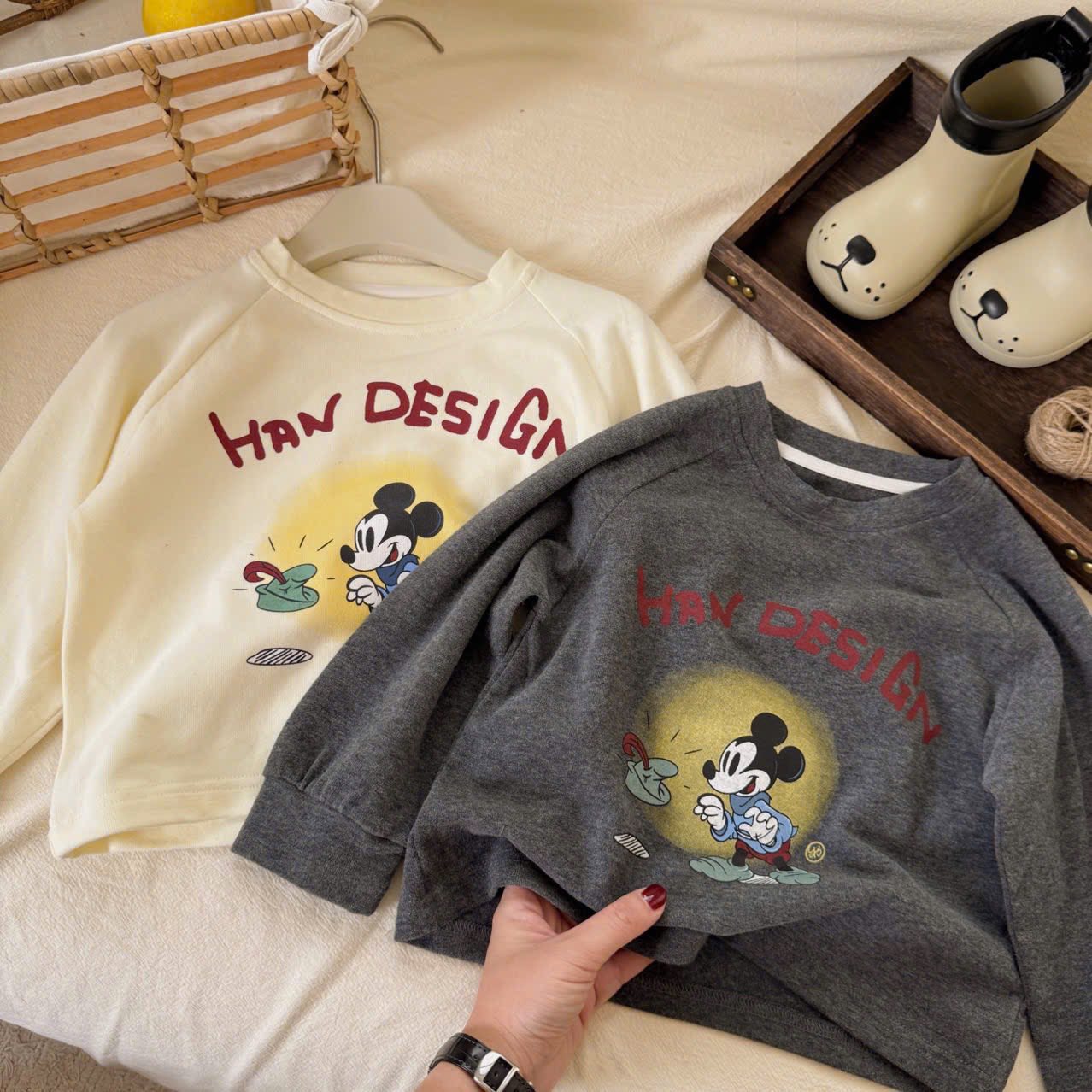 Áo thun Mickey đáng yêu cho bé trai, bé gái