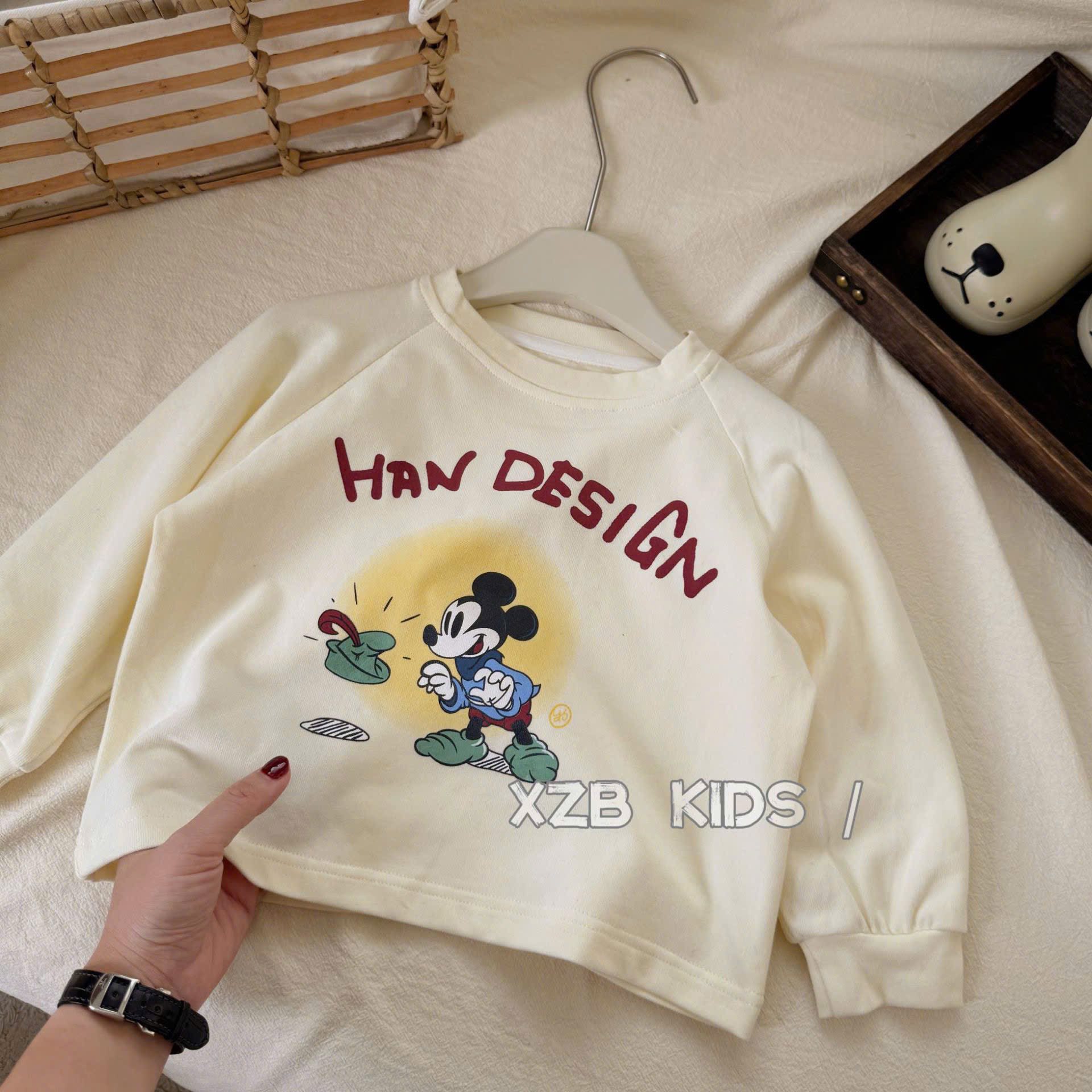 Áo thun Mickey đáng yêu cho bé trai, bé gái