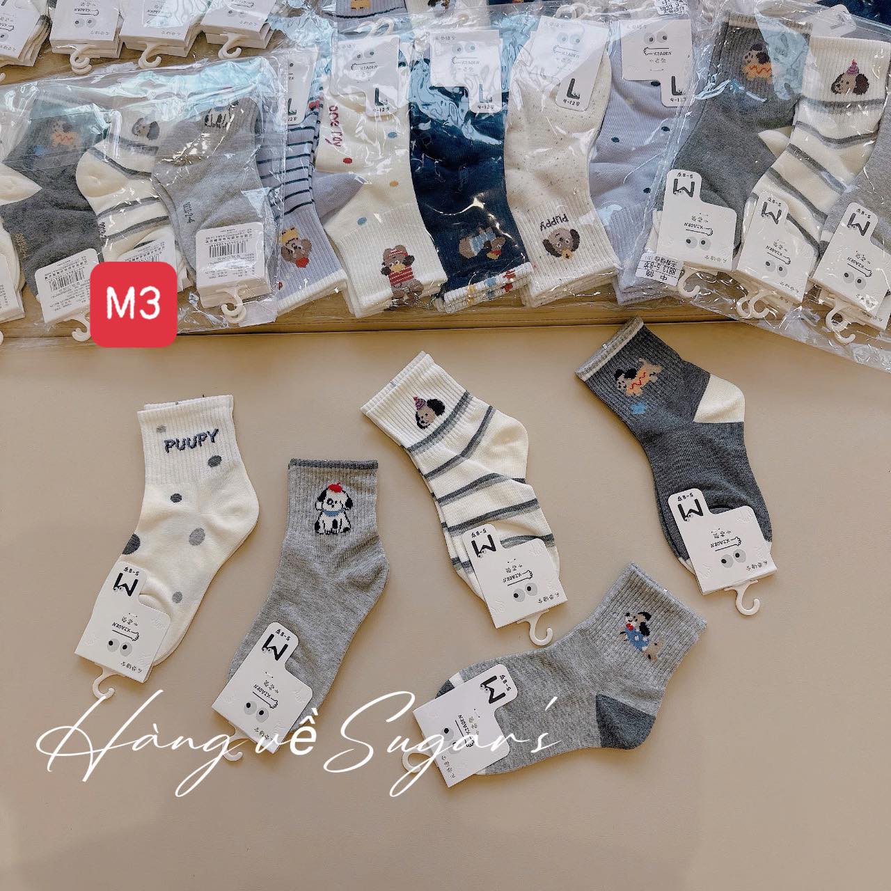 Set tất 5 đôi hoạt hình cho bé yêu