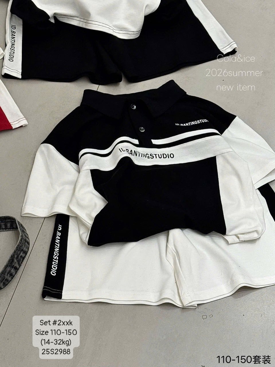 Set đùi polo dzé dze cho bé trai