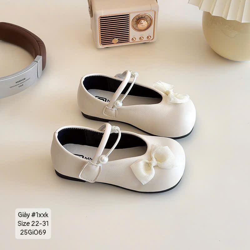 Giày búp bê quai ngọc cho bé gái