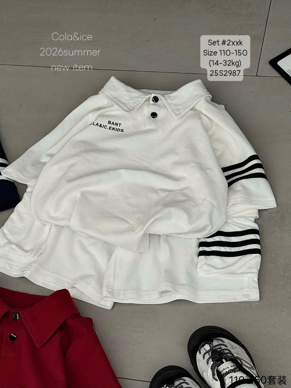 Set polo đùi cho bé trai