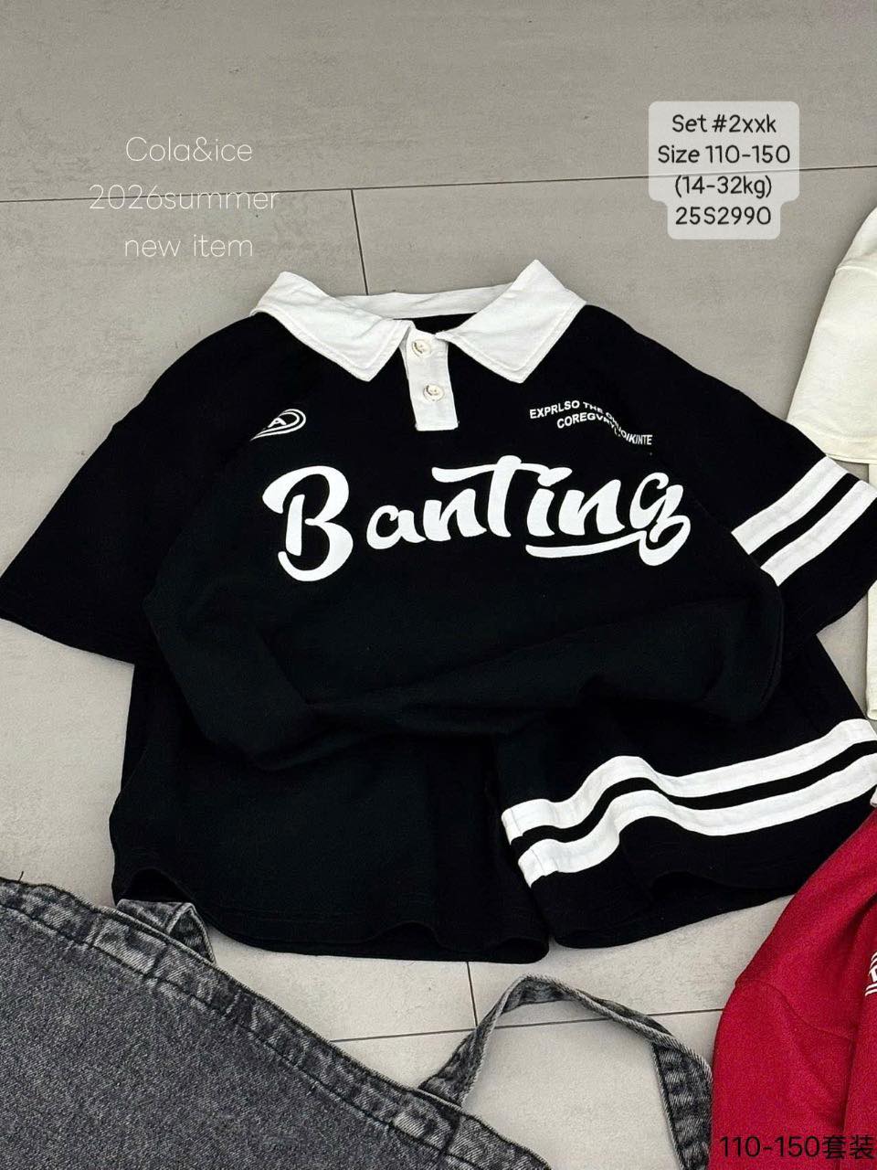 Set Bộ polo SIZE NHỠ siêu bảnh tỏn cho bé trai