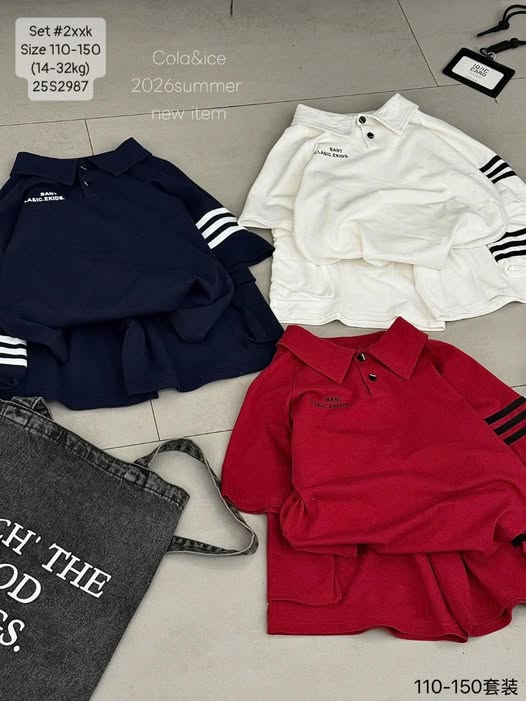 Set polo đùi cho bé trai