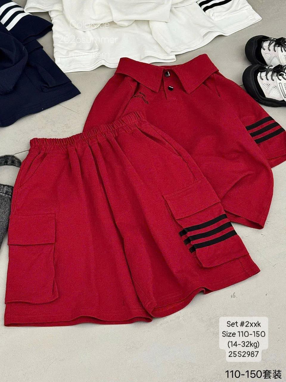 Set polo đùi cho bé trai