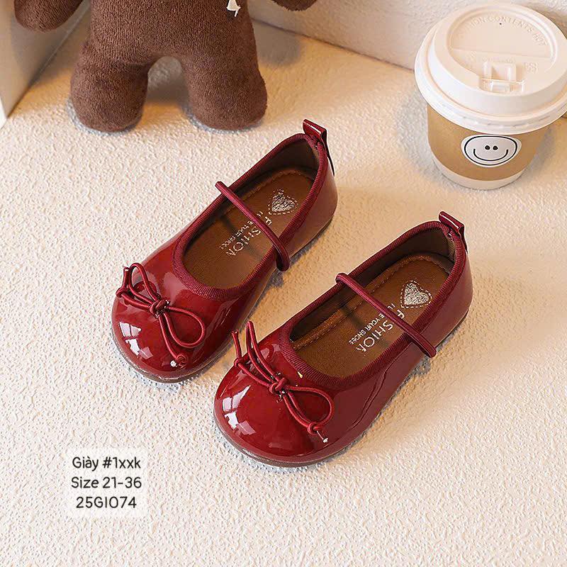 Giày búp bê đính nơ siêu cưng
