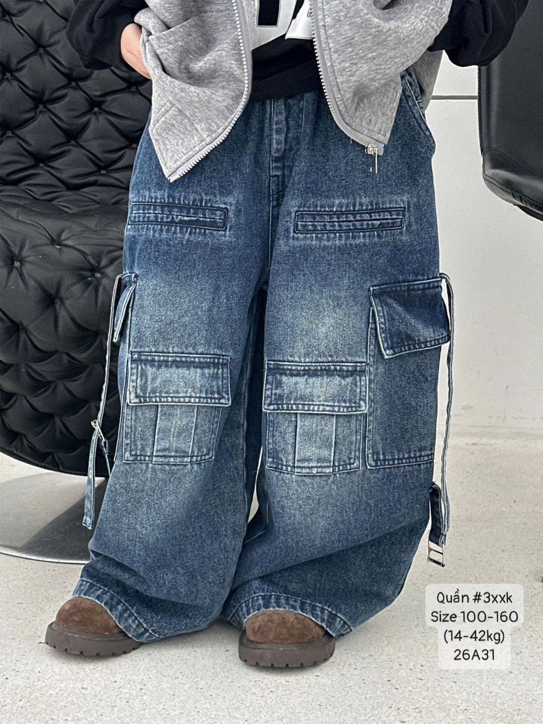 Quần jean thụng STREETWEAR cho bé trai