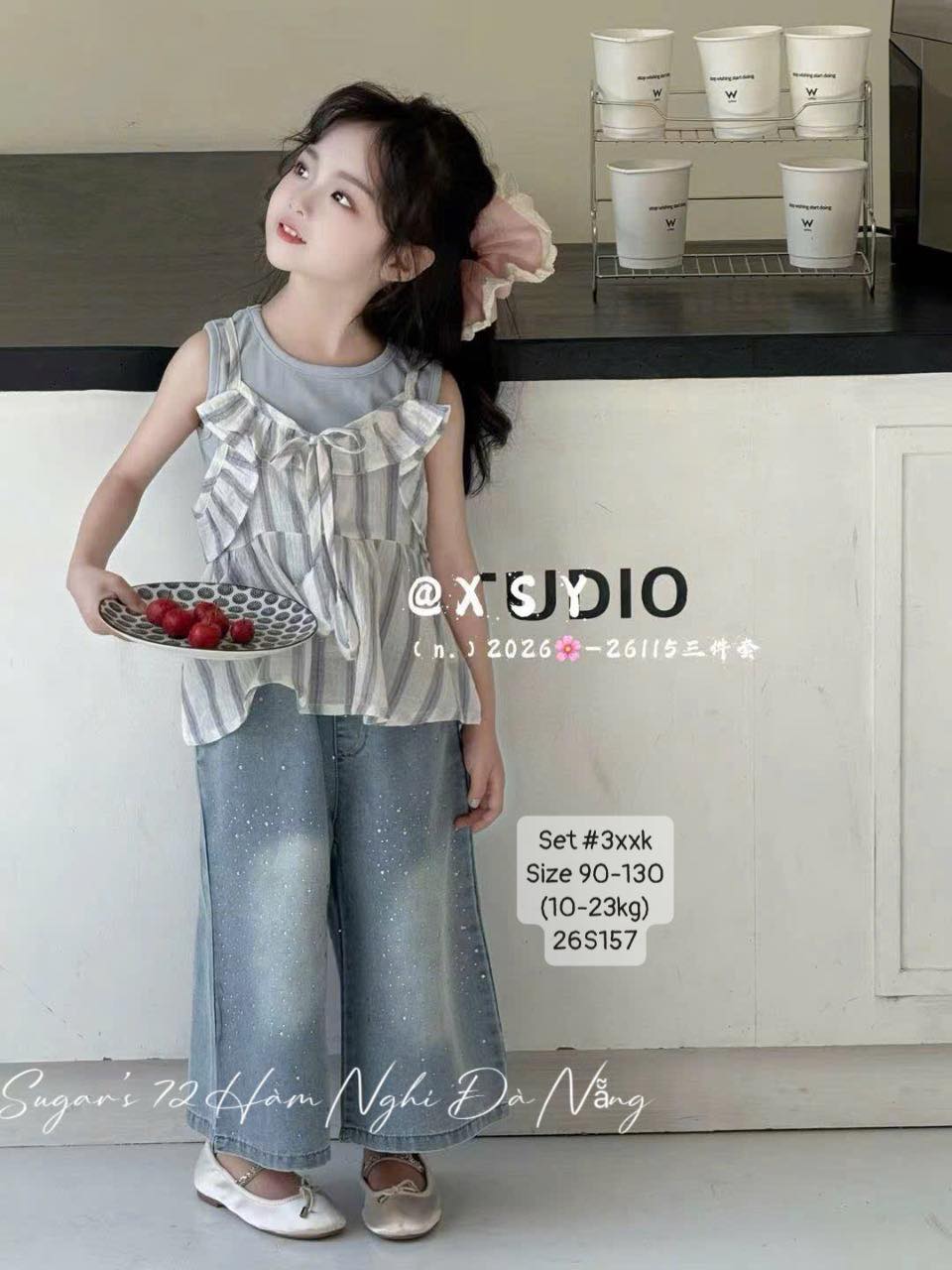 Set 3 chi tiết siêu xinh cho bé gái