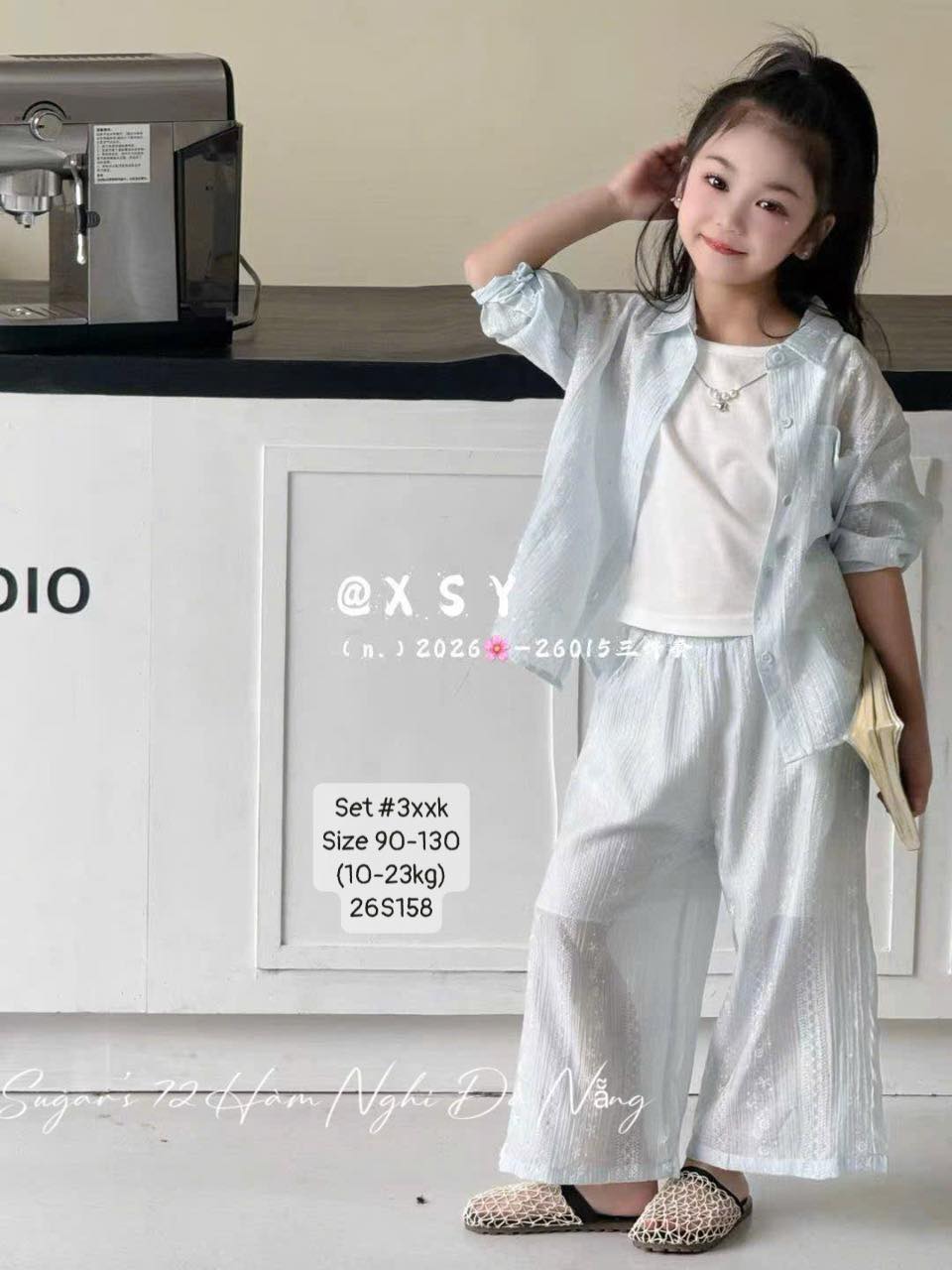 Set 3 chi tiết tone màu nhẹ nhàng cho bé gái