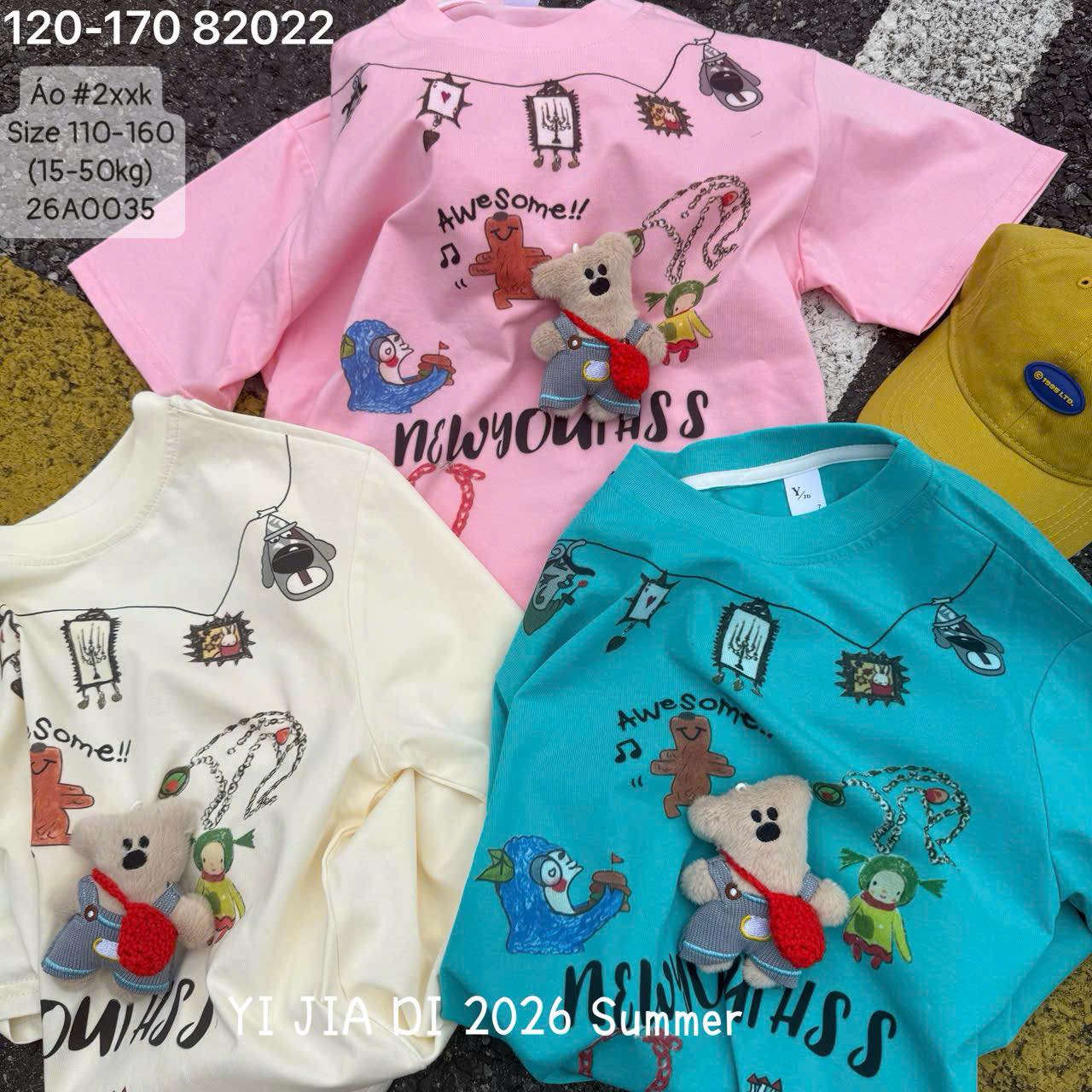 Áo thun size ĐẠI cho bé gái