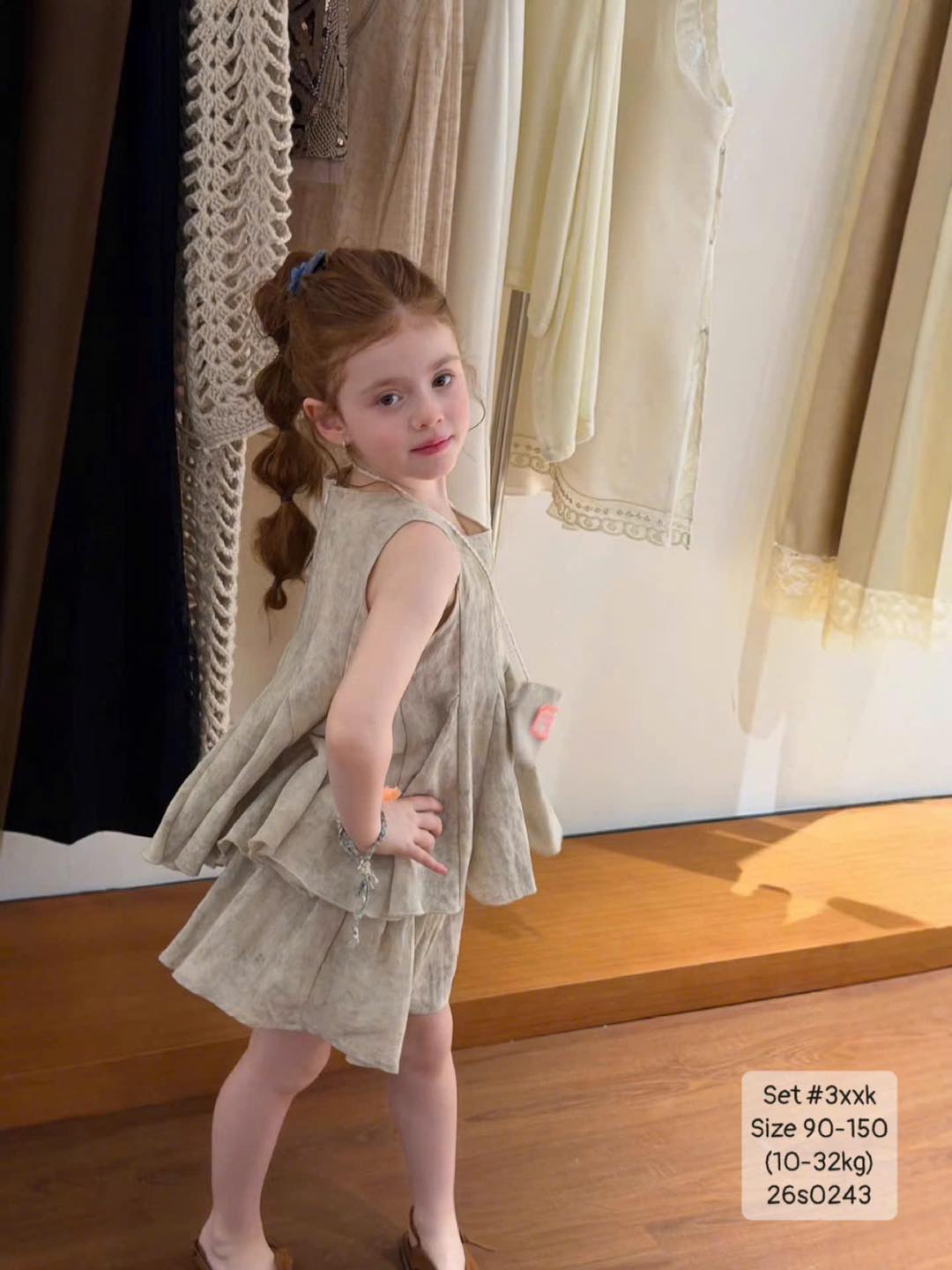 Set  tiểu thư thanh lịch bé gái