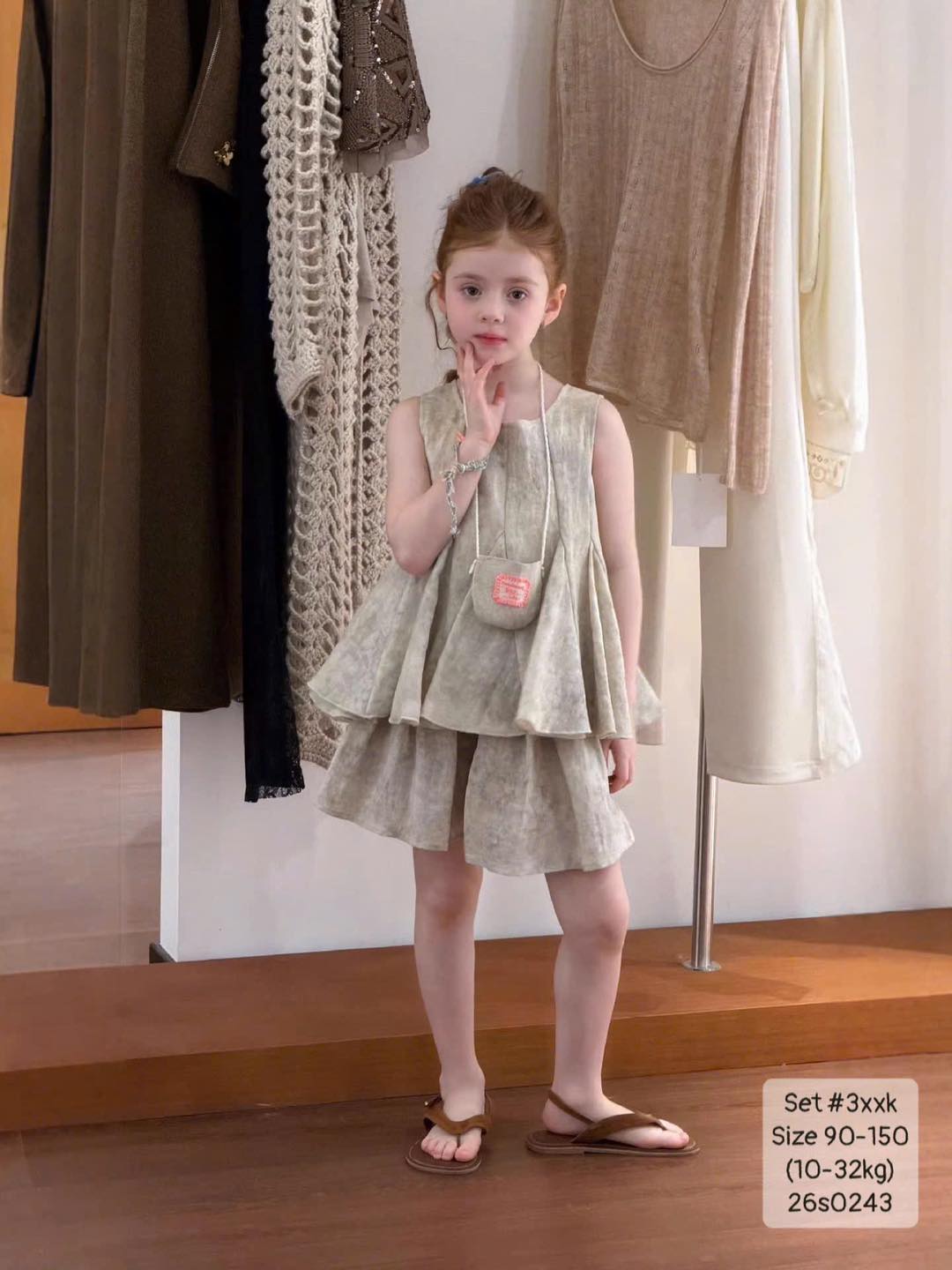 Set  tiểu thư thanh lịch bé gái