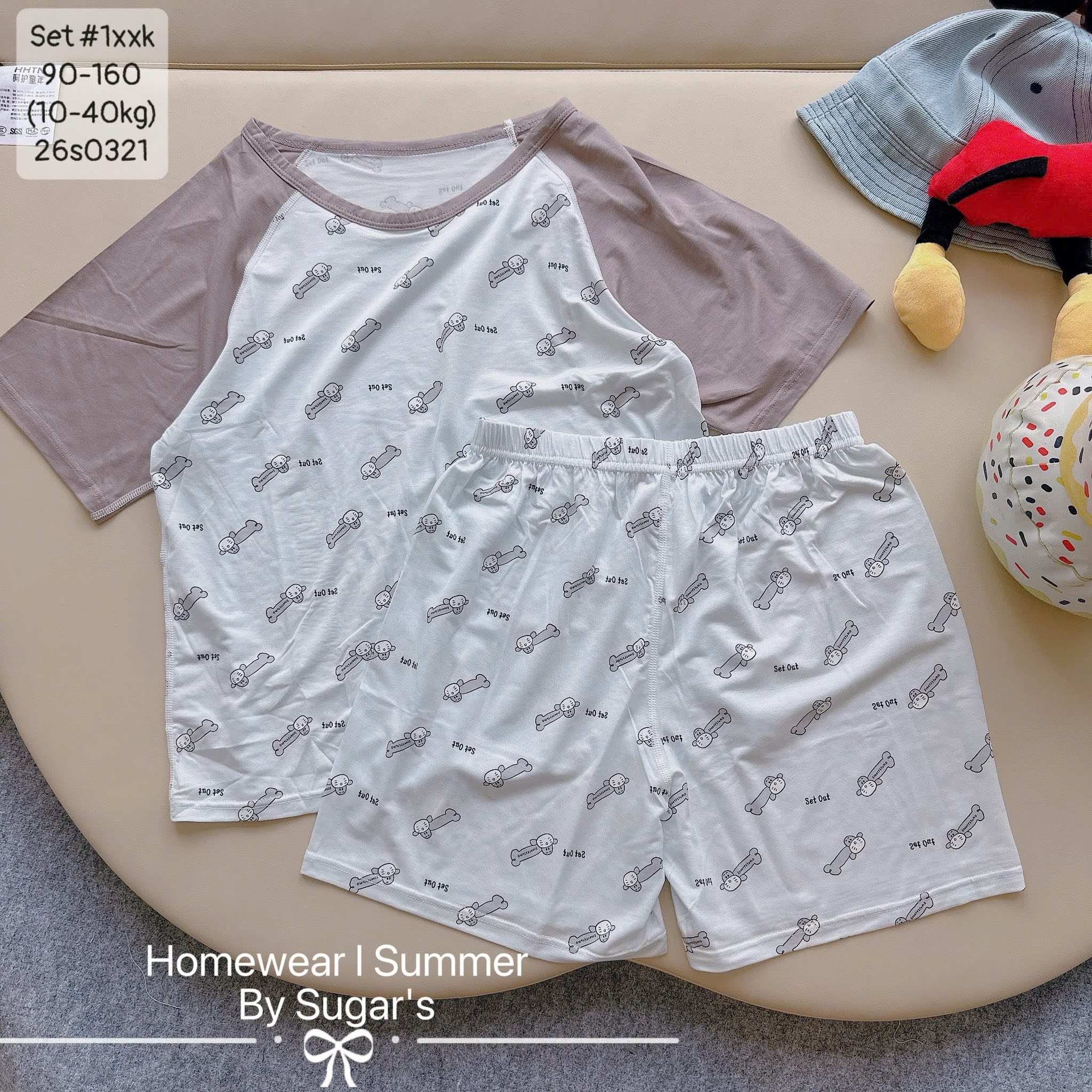 Bộ đùi set out siêu cưng cho bé trai