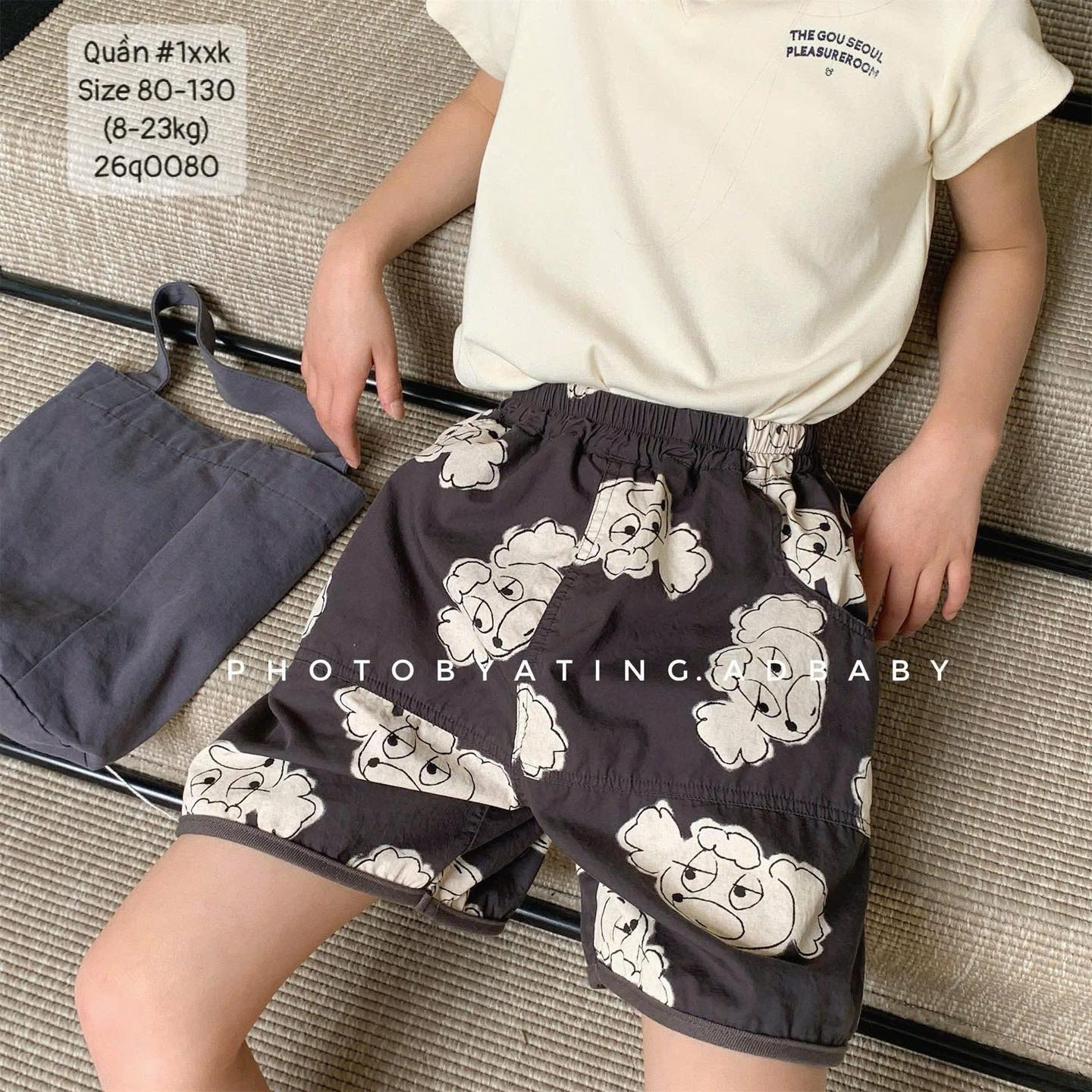 Quần short đùi họa tiết cute cho bé