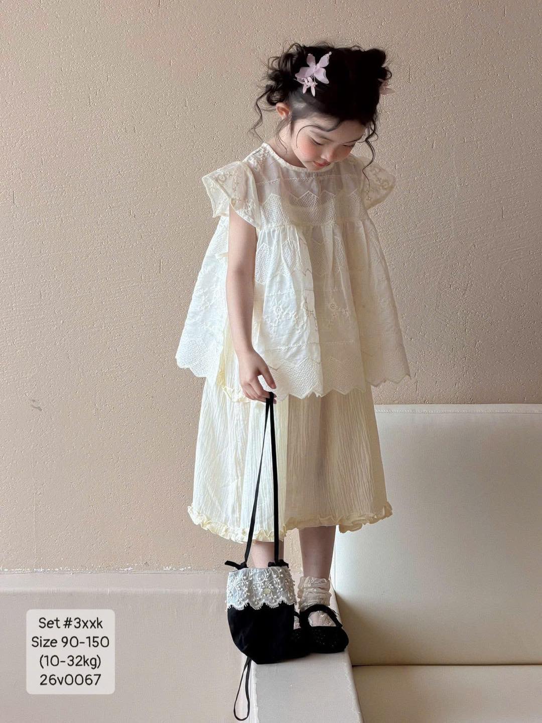 Set Váy Bé Gái Tiểu Thư