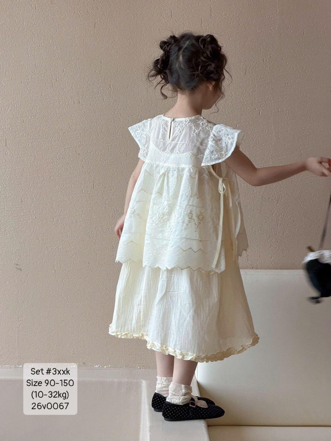 Set Váy Bé Gái Tiểu Thư