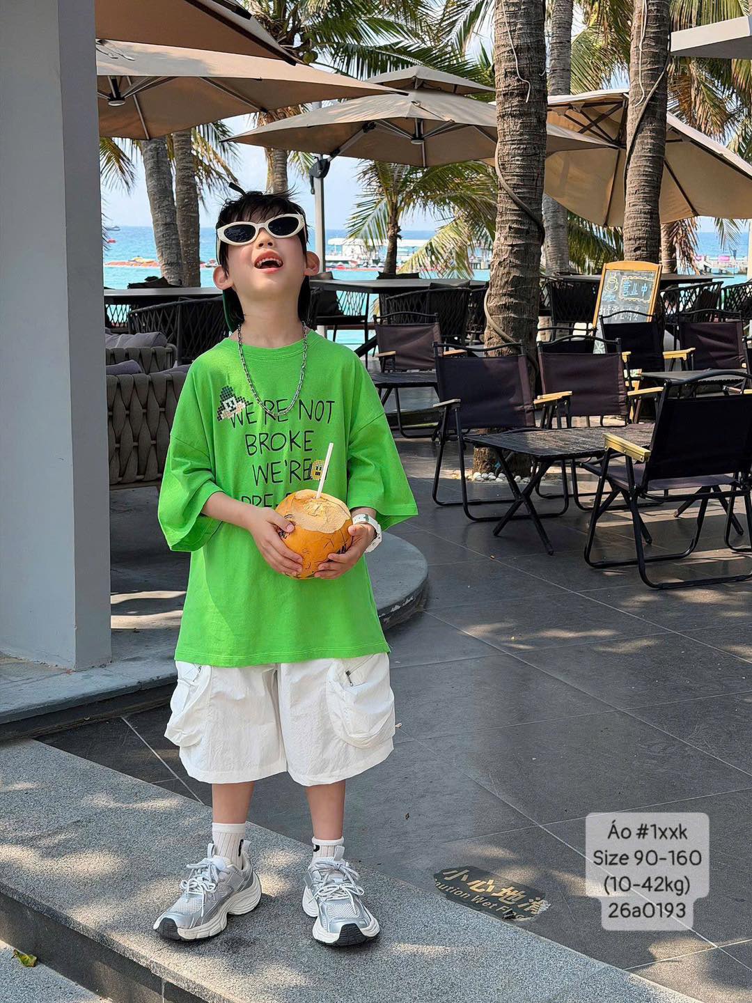 Áo Thun Tay Lỡ Bé Trai Cool Ngầu