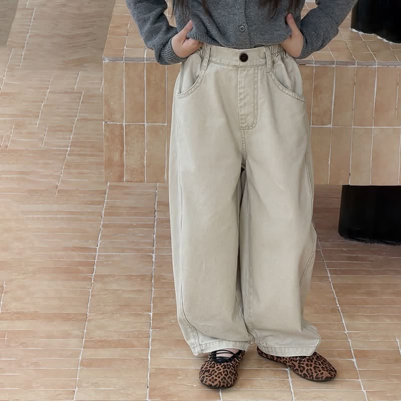 Quần dài tone màu basic siêu xinh cho bé gái