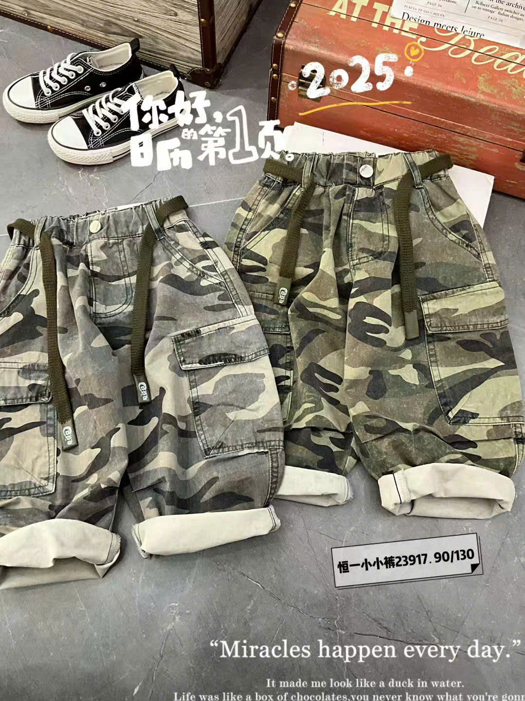 Quần jeans rằn ri cho bé trai