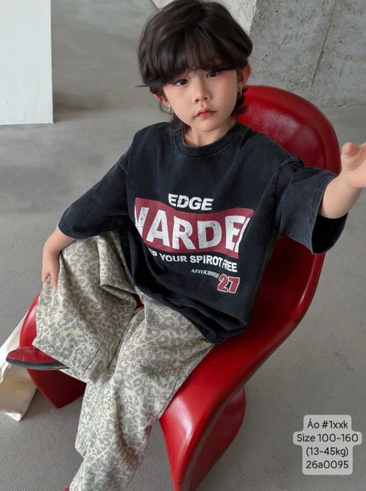 Áo thun ngắn tay EDGE VAR cho bé trai