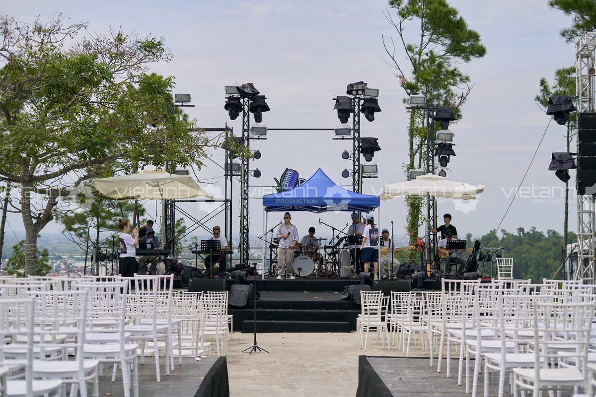 Thi công sự kiện âm nhạc – Show Du Ca Jimmii Nguyễn tại Hải Phòng