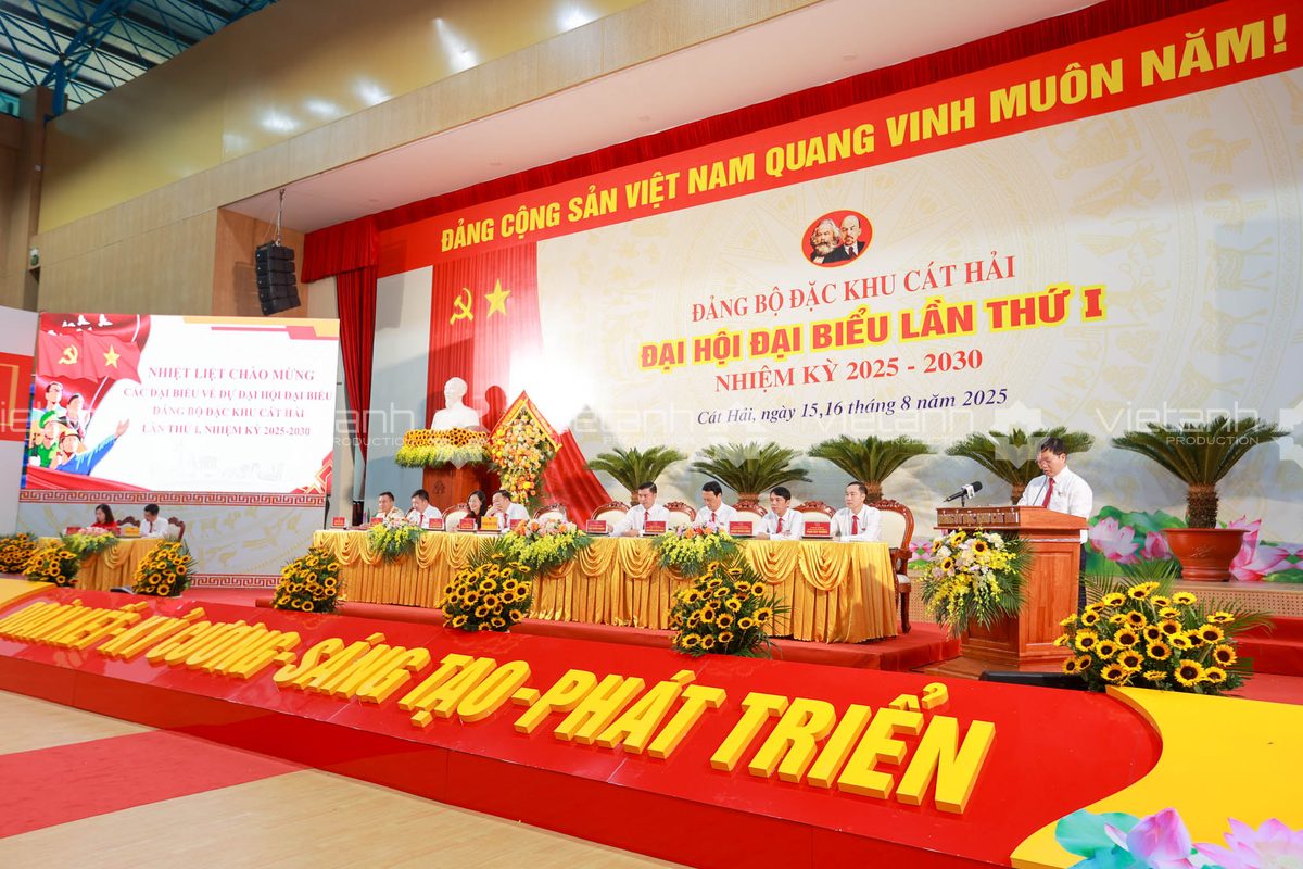 Đại hội đại biểu Đảng bộ Đặc khu Cát Hải lần thứ I, nhiệm kỳ 2025–2030