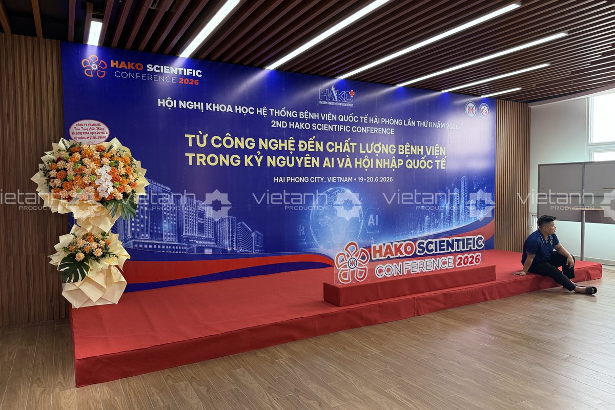 Top 5 Chất Liệu Thi Công Backdrop Sự Kiện Hải Phòng Sang Trọng Và Chuyên Nghiệp Nhất 2026