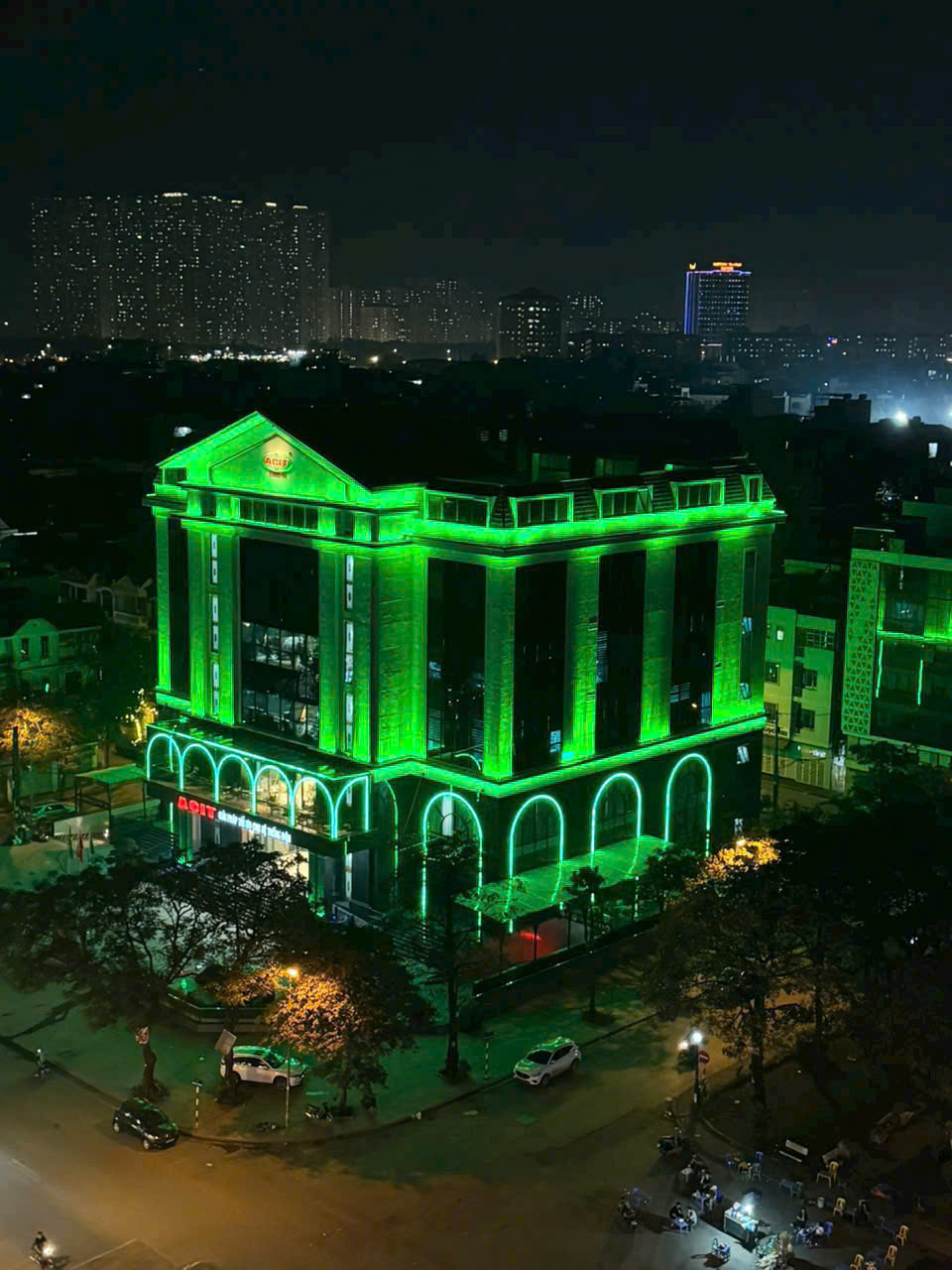 CHIẾU SÁNG KIẾN TRÚC TOÀ NHÀ