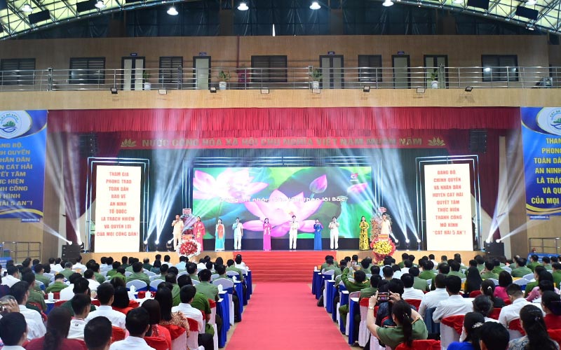 Hệ thống âm thanh, ánh sáng phục vụ chương trình nghệ thuật tại Hội nghị “Cát Hải 5 An”