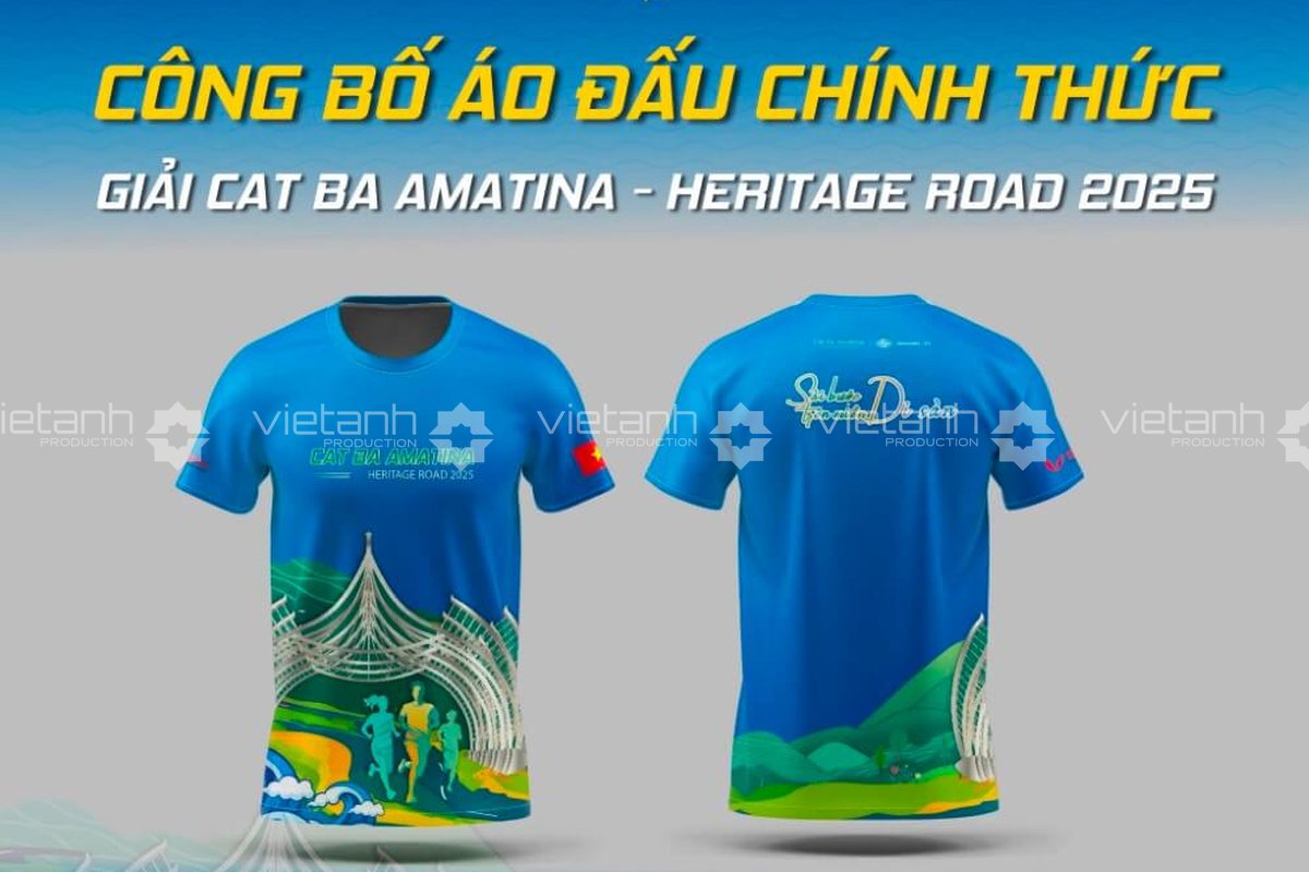 Áo đấu giải Cát Bà Amatina Heritage Road 2025