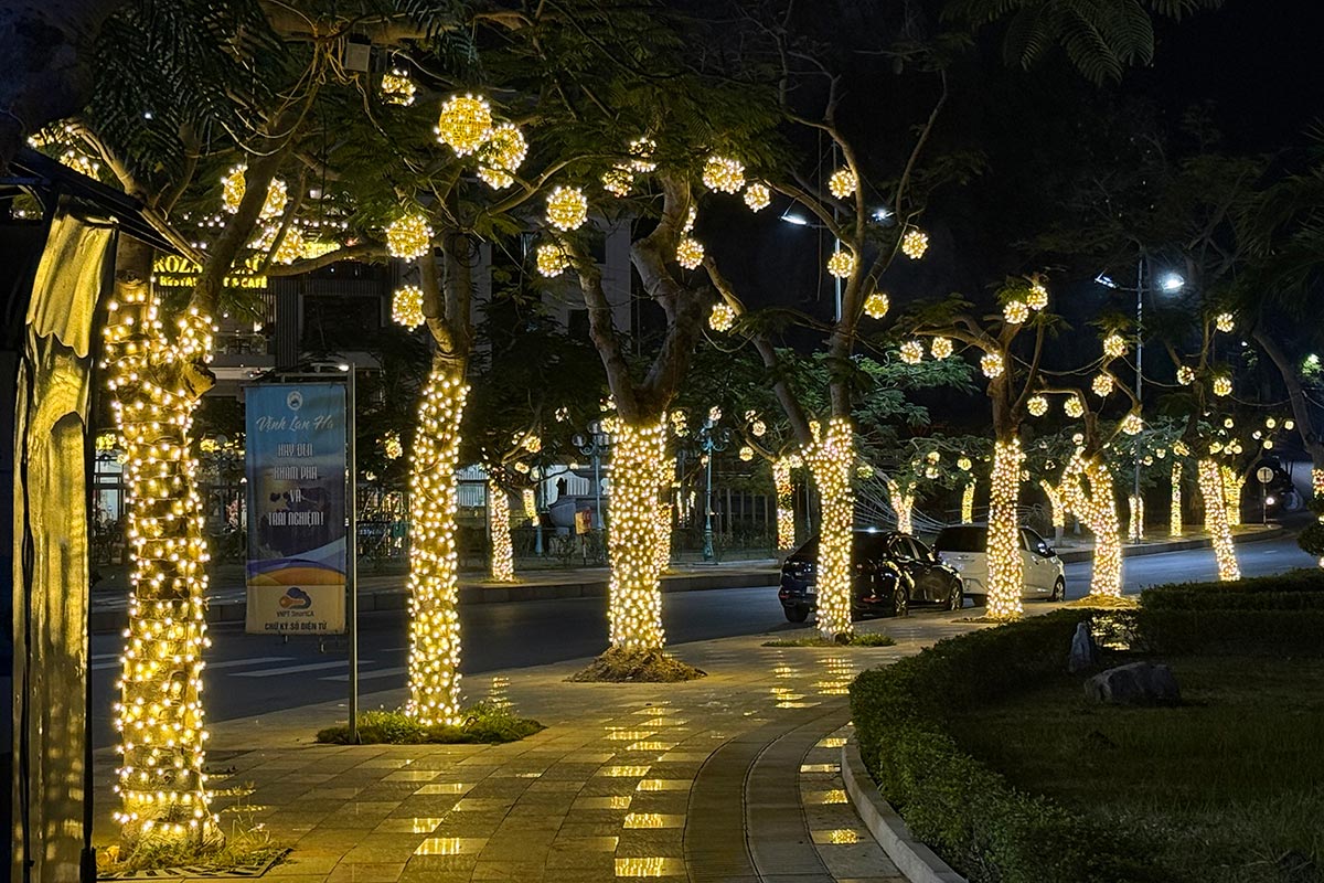 Chiếu sáng cảnh quan đô thị ở Hải Phòng do Viet Anh Production thi công