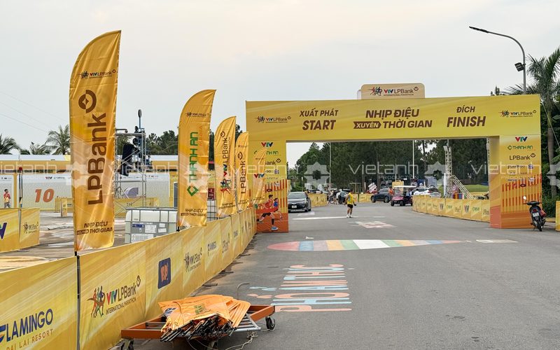 Cổng xuất phát và về đích Giải Marathon Quốc tế VTV LPBank 2025