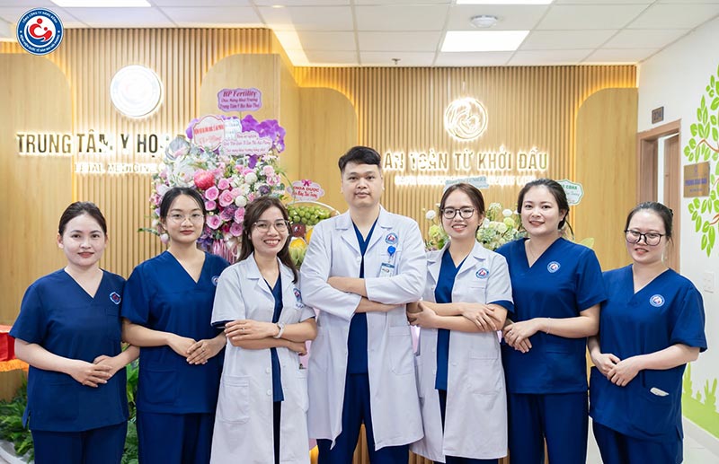 Đội ngũ bác sĩ Trung tâm Y học Bào thai Bệnh viện Quốc tế Sản Nhi Hải Phòng