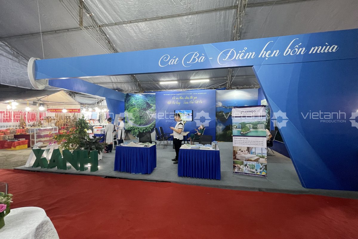 Gian hàng triển lãm sự kiện được thi công tại Hải Phòng
