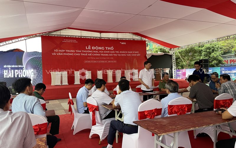 Họp rà soát chương trình trước Lễ động thổ Chợ Sắt Hải Phòng