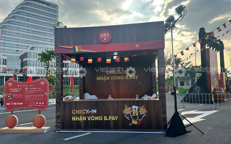 Quầy check-in nhận vòng BPay Bfest 2025 
